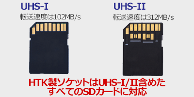 UHS-II対応品もラインアップ
